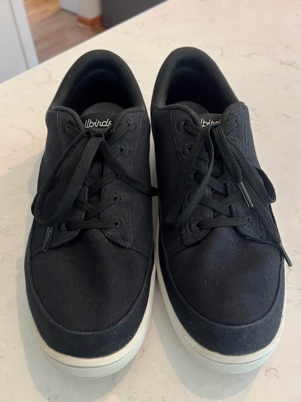 allbirds Men's Black Canvas Pacer size12